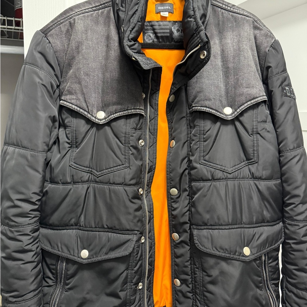 Vintage Diesel Men’s Puffer/Jean Jacket